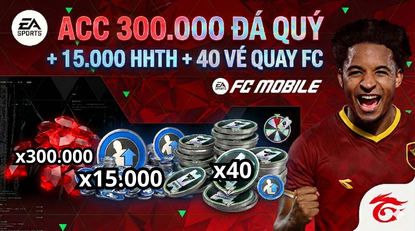 ACC 300.000 ĐÁ QUÝ KÈM 40 VÉ QUAY VÀ 15.000 HHTH ĐỒNG GIÁ 450k